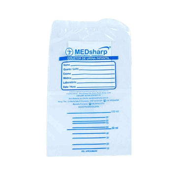 Coletor de Urina Infantil Saco 100ml Estéril UN - MedSharp - Dental Access