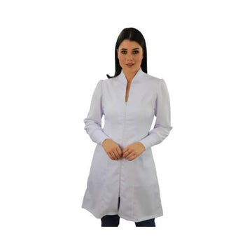 Jaleco Feminino DryFit Gola Padre c/ Zíper e Punho - Namastê - Dental Access