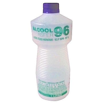 Álcool Etílico Hidratado 92,8° INPM (96° GL) 1L - Asfer - Dental Access