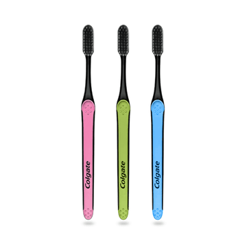Escova Dental Slim Soft Black Adulto Suave/Macia - Colgate - Dental Access