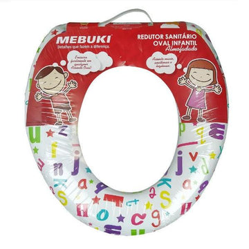 Redutor Sanitário Oval Infantil Almofadado - Mebuki - Dental Access