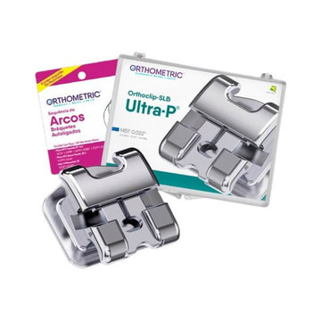 Bráquete Metal SLB Ultra-P MBT 0.022 + Sequência de Fios - Orthometric