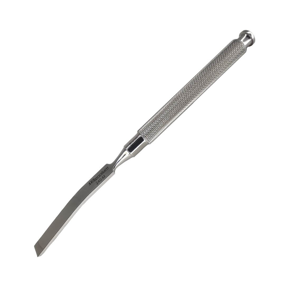 Cinzel Wagner Curvo Millennium Aço Inox - Golgran - Dental Access