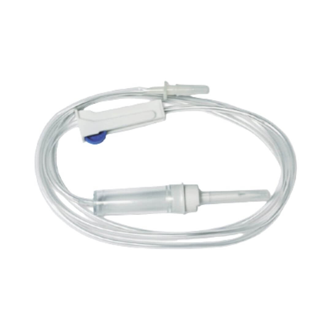 Equipo Macrogotas Simples Luer Slip PVC UN - Descarpack