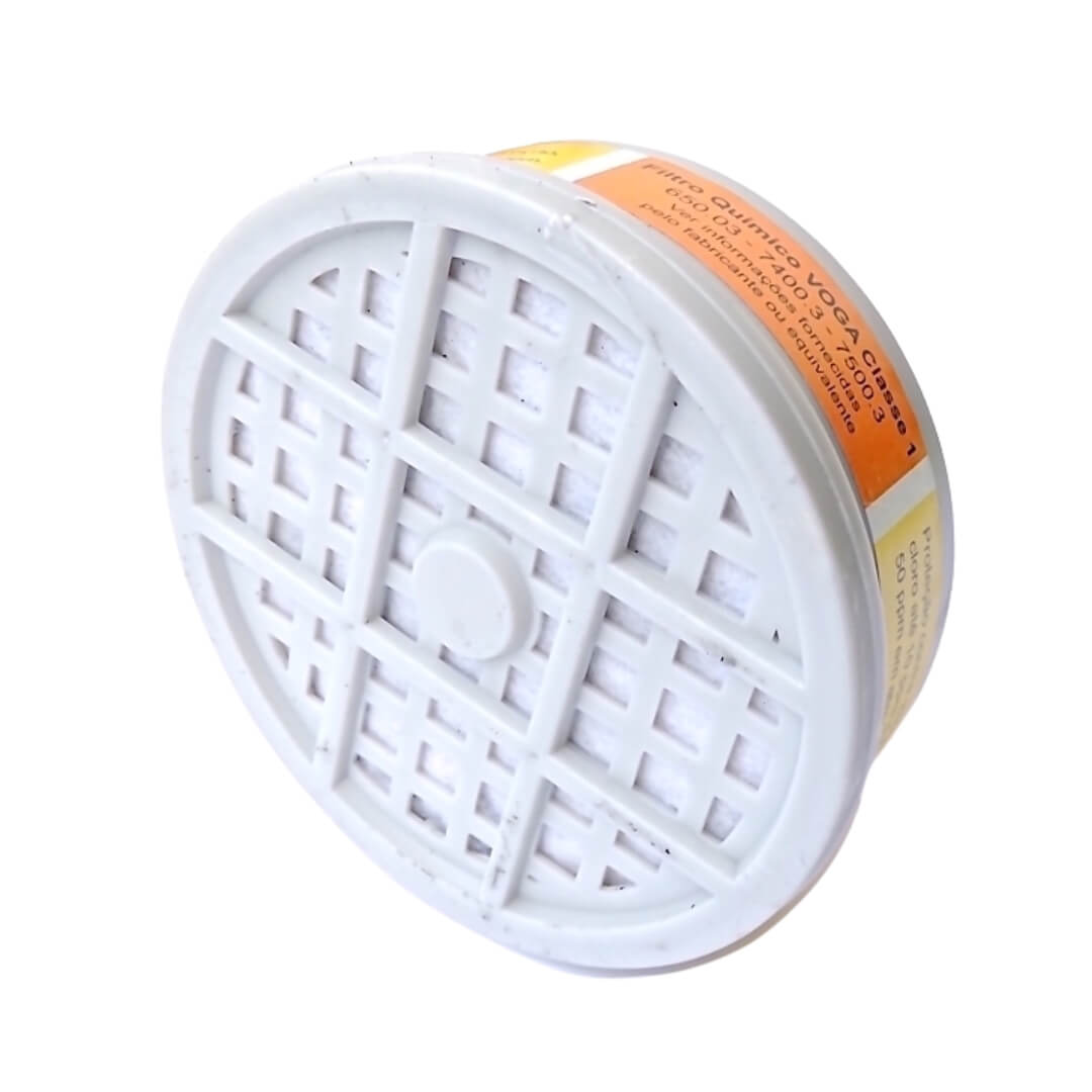 Filtro Químico p/ Vapores Orgânicos e Gazes Ácidos -Plastcor