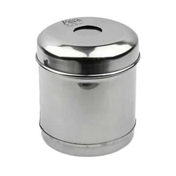 Porta Algodão Limpo Inox c/ Mola - Fava