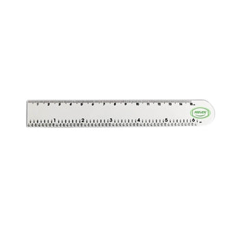Régua Plástica 15cm Branca - Preven - Dental Access