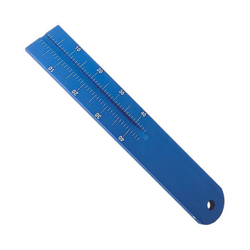 Régua Milimetrada Azul Aço Inox - Golgran