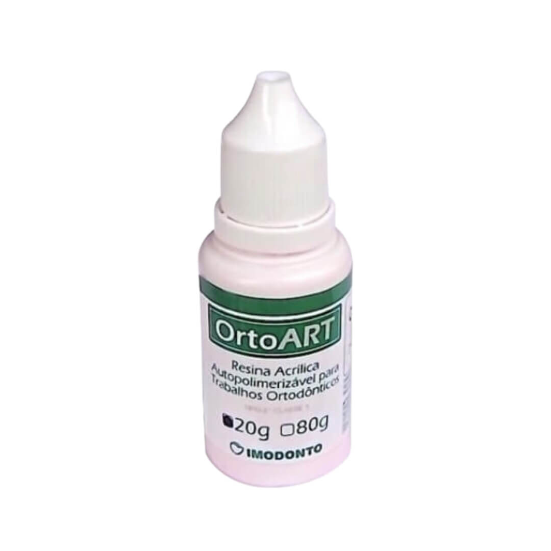 Resina Acrílica Auto Pó OrtoArt 20g Concentrado - Imodonto - Dental Access