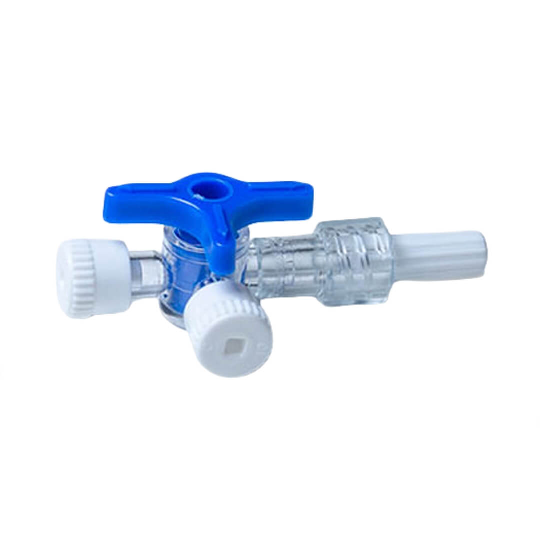 Torneira 3 Vias Luer Slip Caixa com 50 Unidades - Solidor