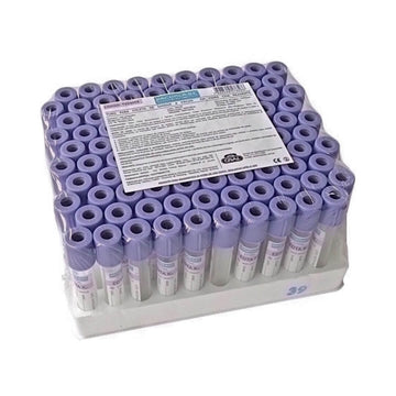 Tubo para Coleta de Sangue a Vácuo Tampa Roxa 100 UN - Cral