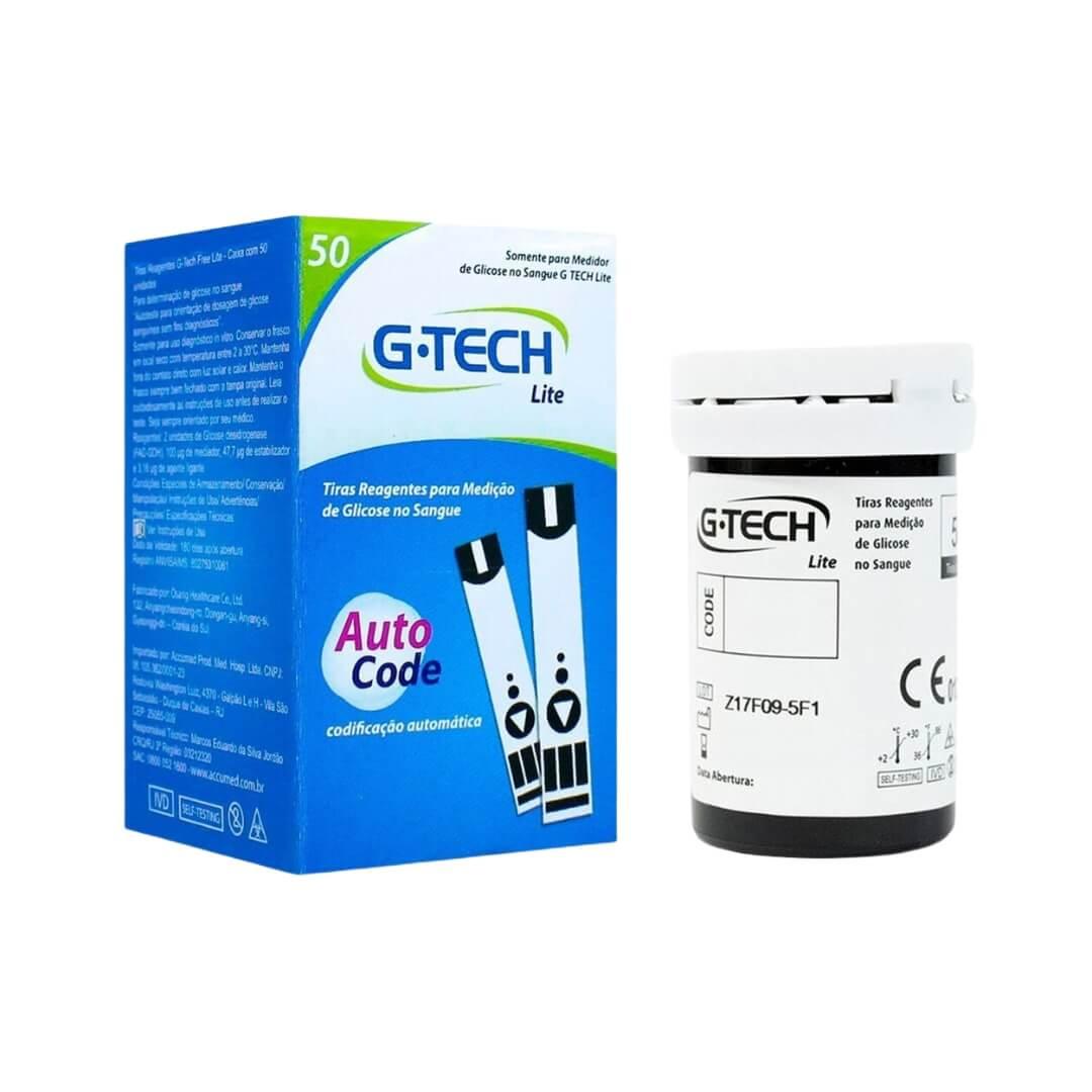 Tiras de Teste G-tech Free Lite Caixa com 50 Un - Accumed - Dental Access