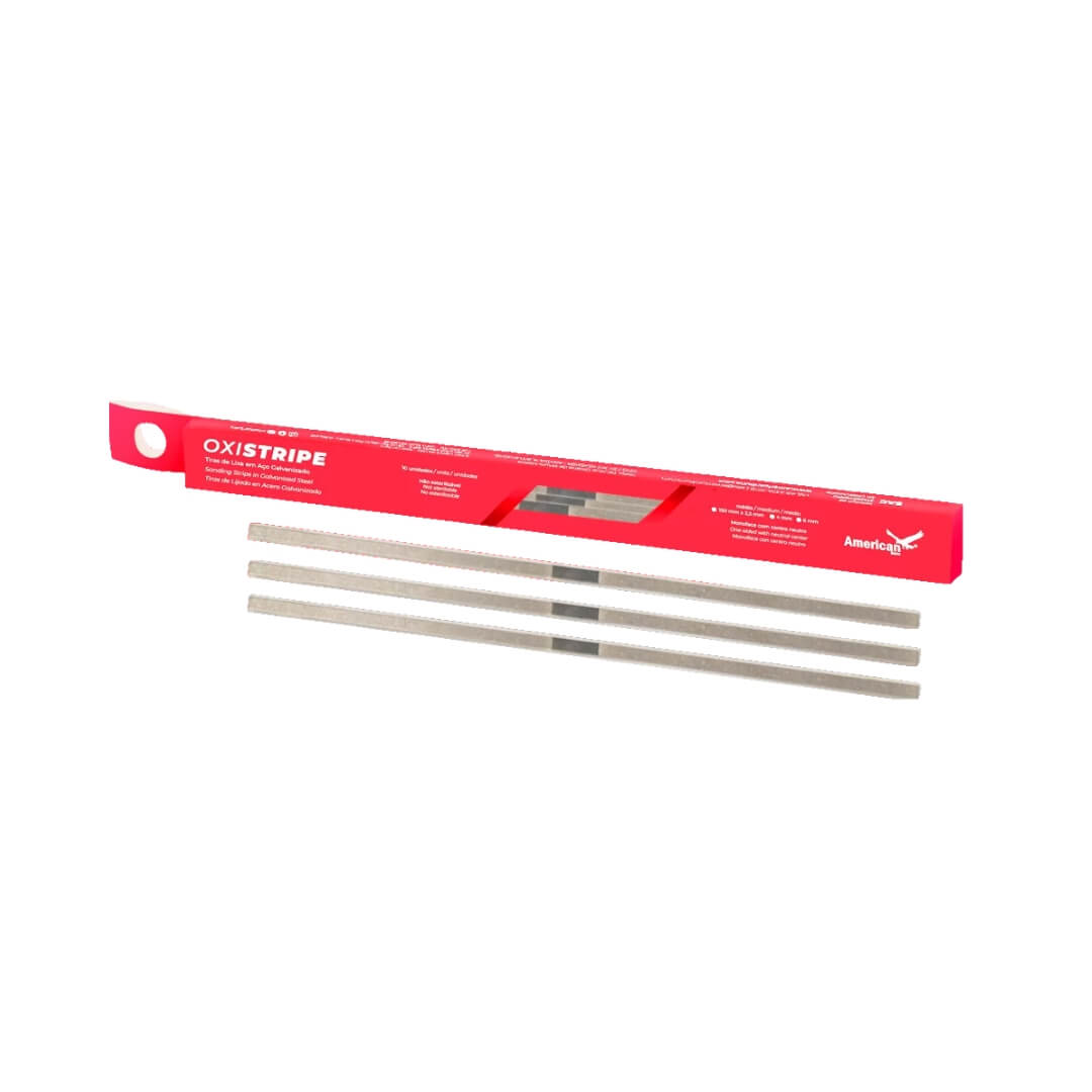 Tira de Lixa de Aço Galvanizado Oxistripe - American Burrs - Dental Access