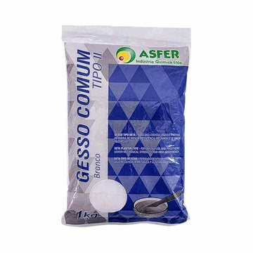 Gesso Comum Tipo II 1kg - Asfer - Dental Access