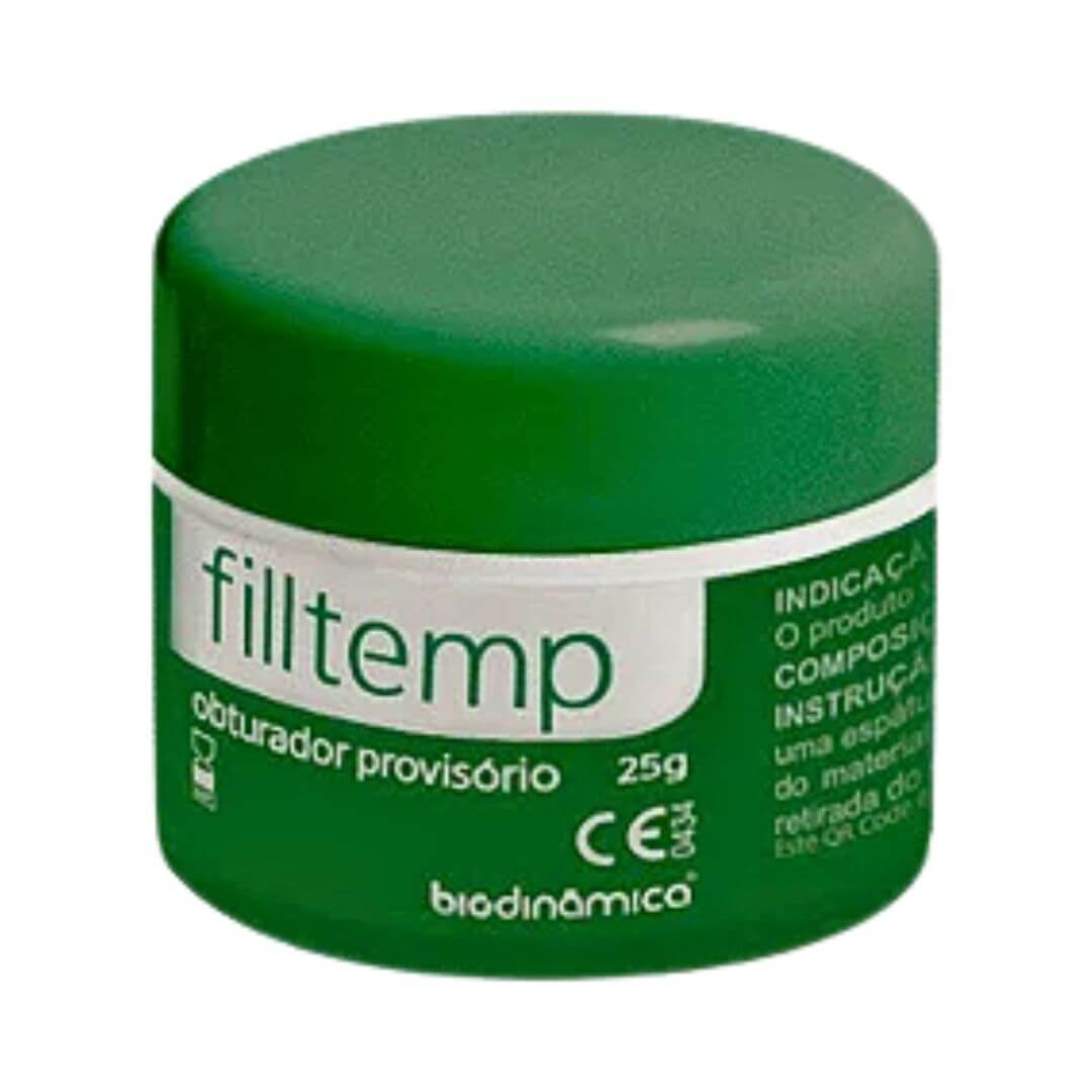 Filltemp Cimento Obturador Provisório 25GR -  Biodinâmica - Dental Access