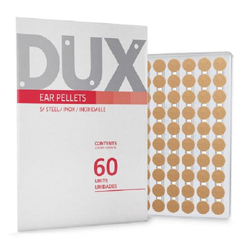Ponto Inox Auricular 60 Adesivos - Dux - Dental Access