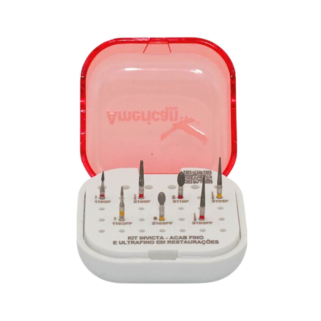 Kit Fase Acabamento de Restauração de Resina Composta - American Burrs - Dental Access