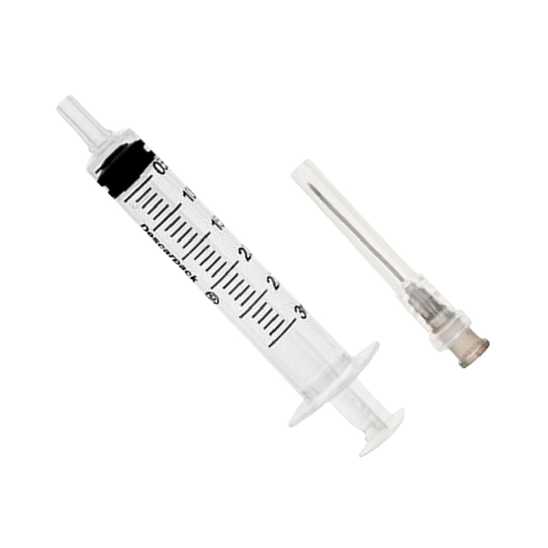 Seringa Descartável Luer Slip c/Agulha 25x0.7mm - Descarpack - Dental Access