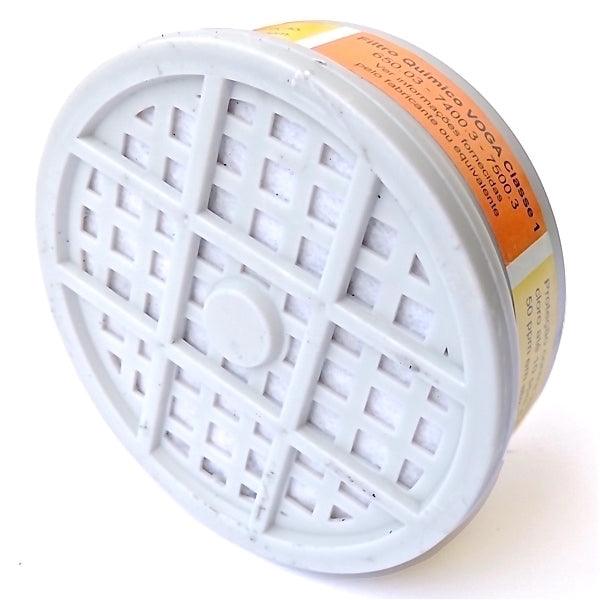 Filtro Químico Classe 1 para Vapres Orgânicos (VO) e Gaxes ácidos (GA) - Plastcor - Dental Access