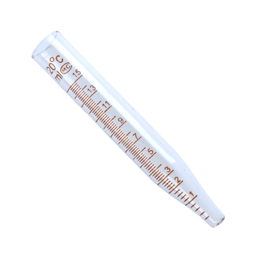 Tubo Fundo Cônico Graduado com Borda Vidro Boro 3.3 15ml - Global Trade - Dental Access