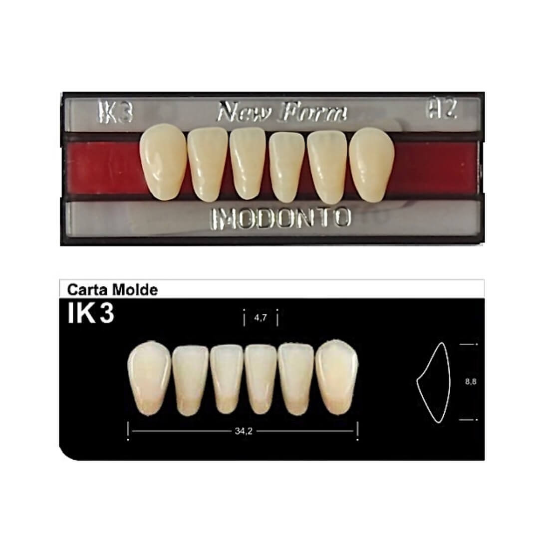 Dente New Form Anterior IK3 Inferior - Imodonto - Dental Access