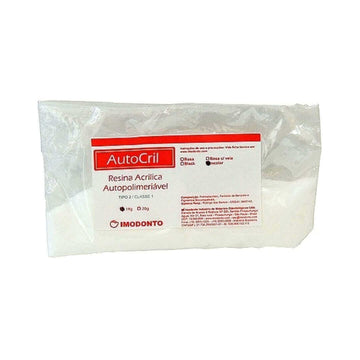 Resina Acrílica Auto Pó AutoCril Incolor 20g - Imodonto - Dental Access