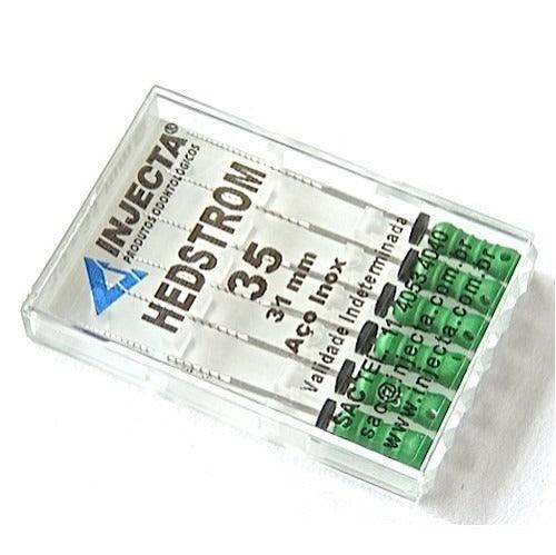 Limas Hedstrom 35 31mm Caixa Com 6 Unidades - Injecta - Dental Access