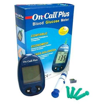 Monitor de Glicose no Sangue + 15 Lancetas On Call Plus - Medlevensohn - Dental Access
