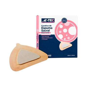 Curativo de Espuma Absorvente Sacral com Bordas - Missner - Dental Access
