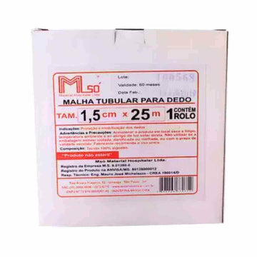 Malha Tubular para Dedo 1,5cmx25m - MSÓ - Dental Access