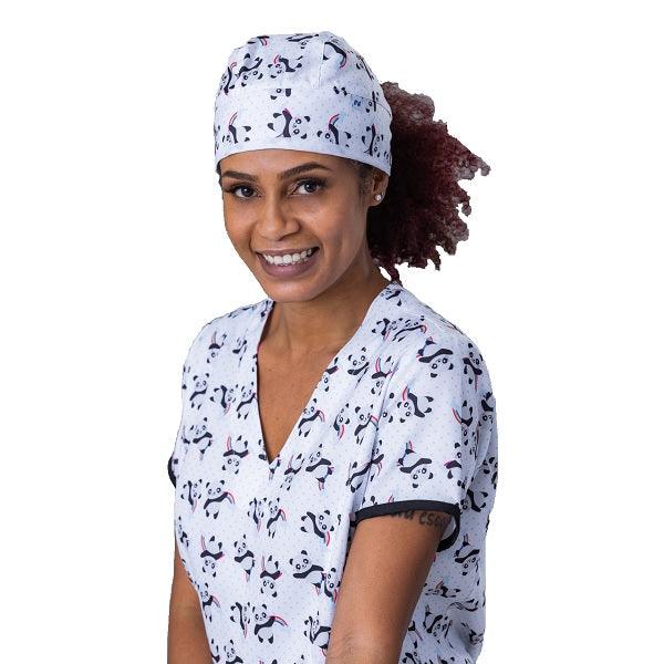 Touca Gabardine Panda Tamanho Único - Namastê - Dental Access