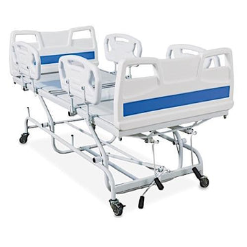 Cama Hospitalar Fawler Cabeceira e Grades Injetadas 3 Manivelas MR 407 - Renova - Dental Access