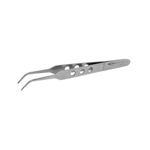 Pinça Micro Dente de Rato Curva - Thimon - Dental Access