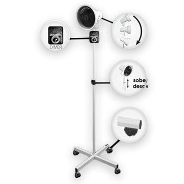 Suporte Articulado de Chão com Regulagem e Dimer - Vagalumy - Dental Access