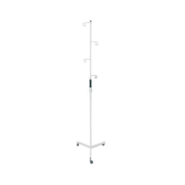Suporte para Soro com  4 Ganchos em Aço e  Rodízio SSV-03 - Vagalumy - Dental Access
