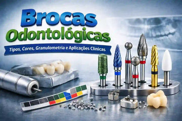 Brocas Odontológicas: Guia Completo Sobre Tipos, Cores, Granulometria, Formatos e Aplicações