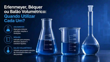 Erlenmeyer, Béquer ou Balão Volumétrico: Quando Utilizar Cada Um?