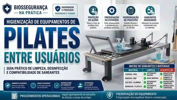 Biossegurança na Prática - Higienização de Equipamentos de Pilates entre Usuários