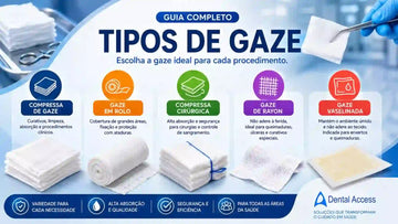 Tipos de Gaze: Como Escolher a Gaze Ideal para Cada Aplicação