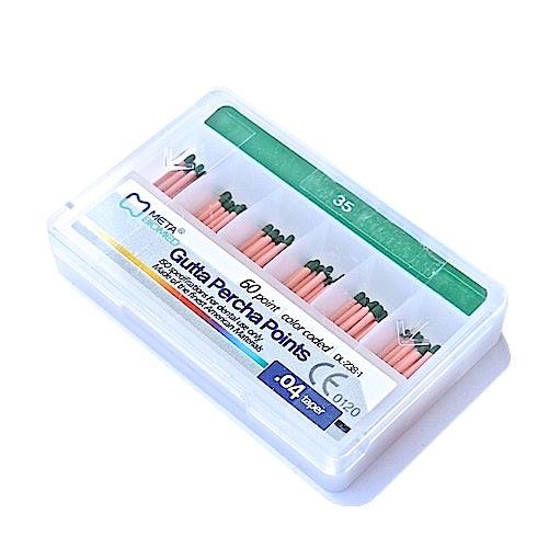 Cone de Gutta Percha Principal ISO 35 Taper 0.04 P71 60 UN - Injecta - Dental Access