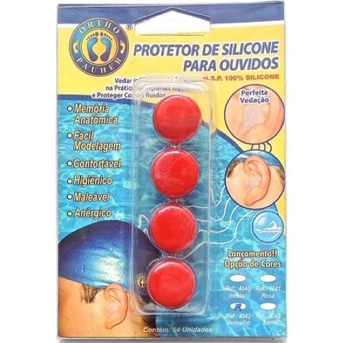 Protetor De Silicone Para Ouvidos 4 Unidades Tam U - Ortho Pauher