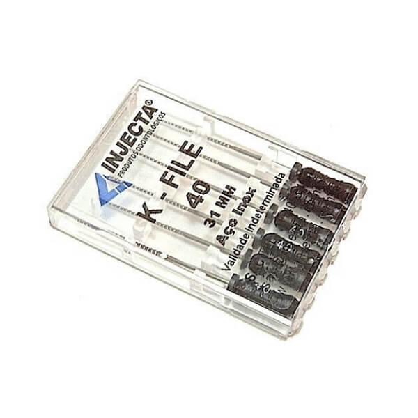 Lima K-File 31mm 1ª Série - Injecta - Dental Access