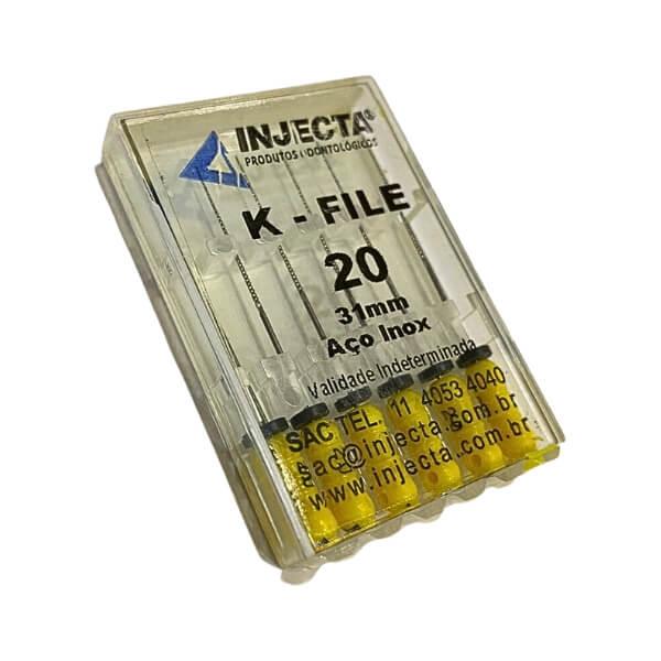 Lima K-File 31mm 1ª Série - Injecta - Dental Access
