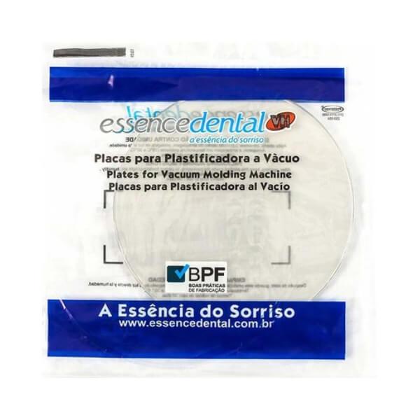 Placa Cristal Circular com 5 Unidades - Essence Dental