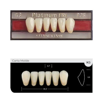 Dente Platinum Tri 03 Camadas Anterior IK3 Inferior-Imodonto