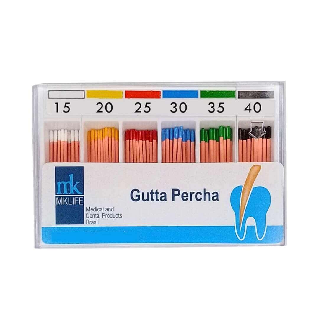 Cone de Gutta Percha 120 Un - Mk Life - Dental Access