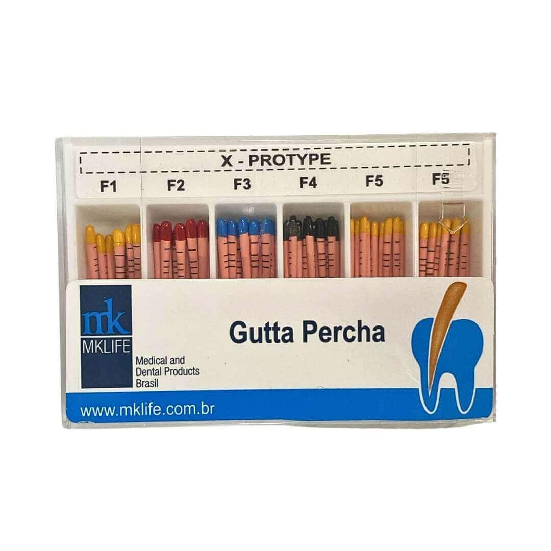 Cone de Gutta Percha Pro-T com 60 unidades - Mk Life