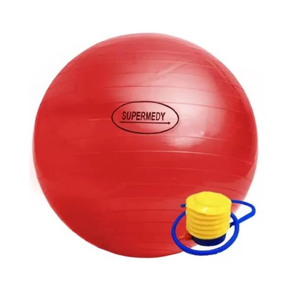 Bola para Ginástica com Bomba para Inflar - Supermedy