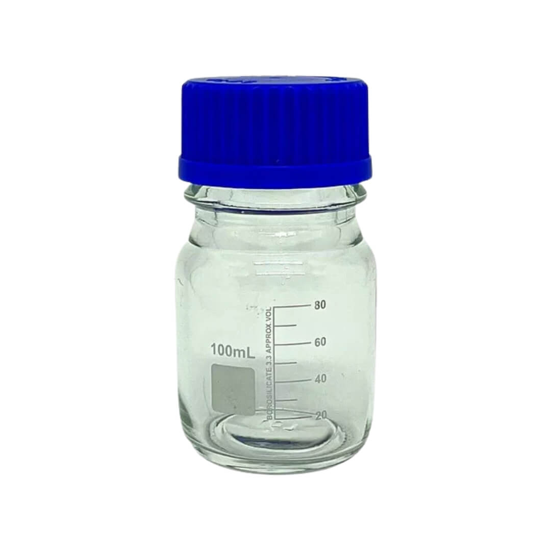 Frasco Reagente Vidro Boro 3.3 Tampa PP Azul - Global - Dental Access