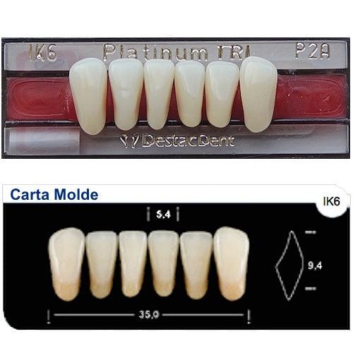 Dente Platinum Tri 03 Camadas Anterior IK6 Inferior-Imodonto